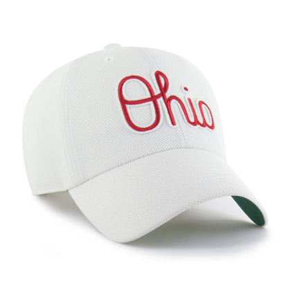 OHIO STATE BUCKEYES VINTAGE GRANDSTAND PIQUE SCRIPT '47 CLEAN UP