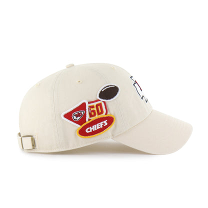 KANSAS CITY CHIEFS BADGES '47 CLEAN UP