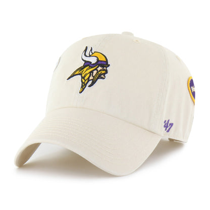 MINNESOTA VIKINGS BADGES '47 CLEAN UP