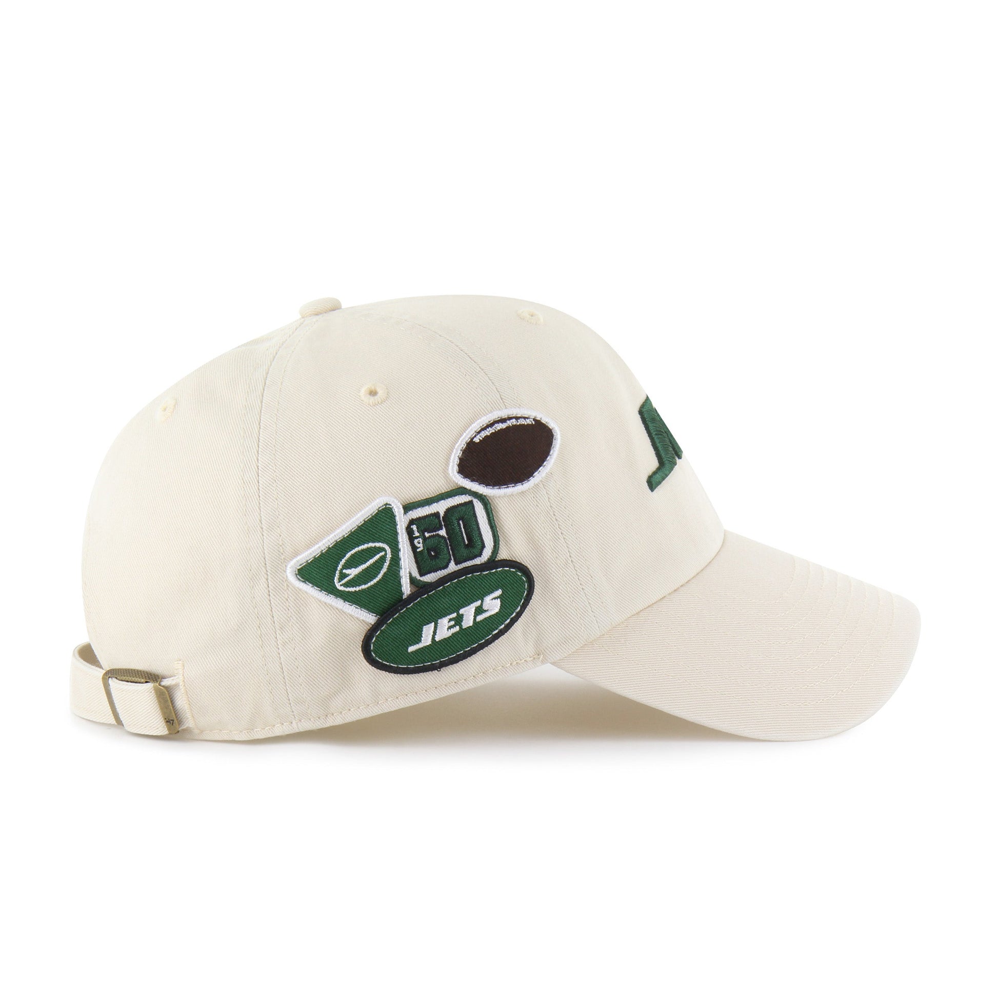 NEW YORK JETS BADGES '47 CLEAN UP