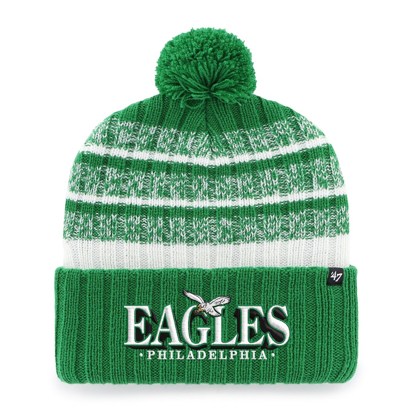PHILADELPHIA EAGLES HISTORIC GRAPHIC TAVERN '47 CUFF KNIT