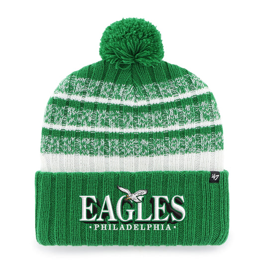 PHILADELPHIA EAGLES HISTORIC GRAPHIC TAVERN '47 CUFF KNIT