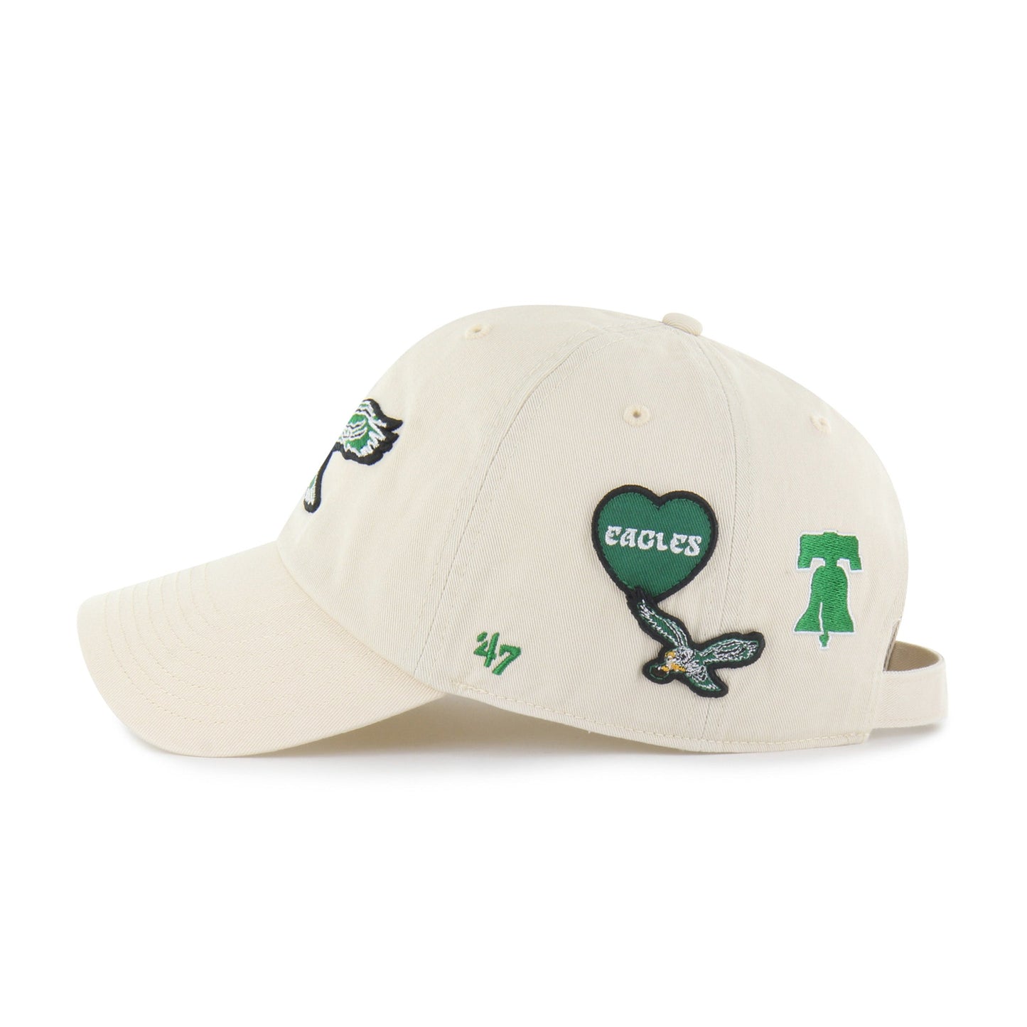 PHILADELPHIA EAGLES HISTORIC BADGES '47 CLEAN UP