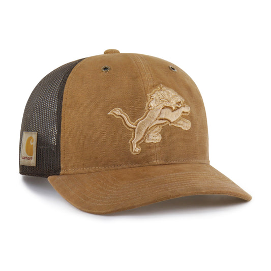 DETROIT LIONS CARHARTT DYED '47 TRUCKER RF RELAXED FIT