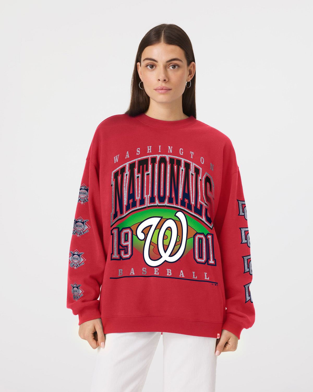WASHINGTON NATIONALS GO BIG '47 OVERSIZED CREW WOMENS