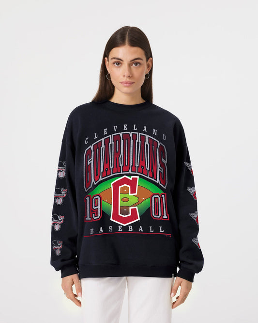 CLEVELAND GUARDIANS GO BIG '47 OVERSIZED CREW WOMENS