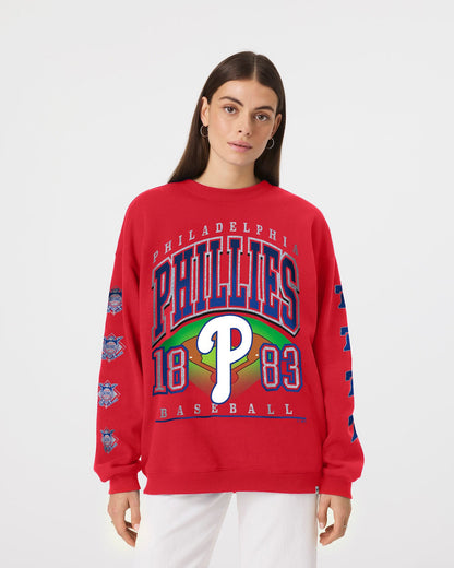 PHILADELPHIA PHILLIES GO BIG '47 OVERSIZED CREW WOMENS