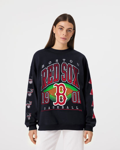 BOSTON RED SOX GO BIG '47 OVERSIZED CREW WOMENS