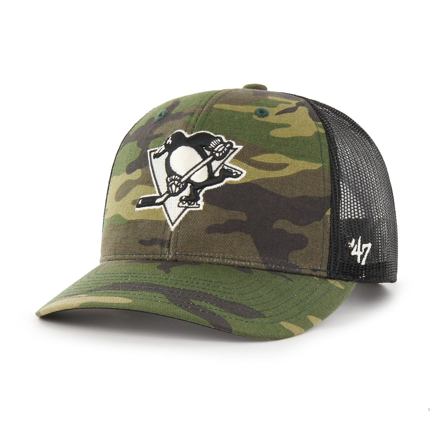 PITTSBURGH PENGUINS CAMO '47 TRUCKER
