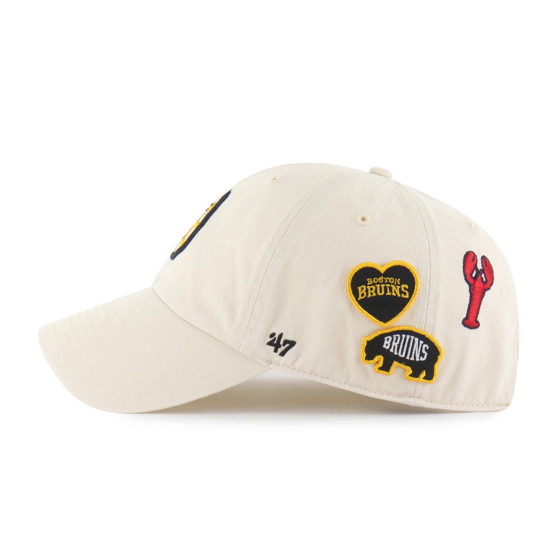 BOSTON BRUINS BADGES '47 CLEAN UP