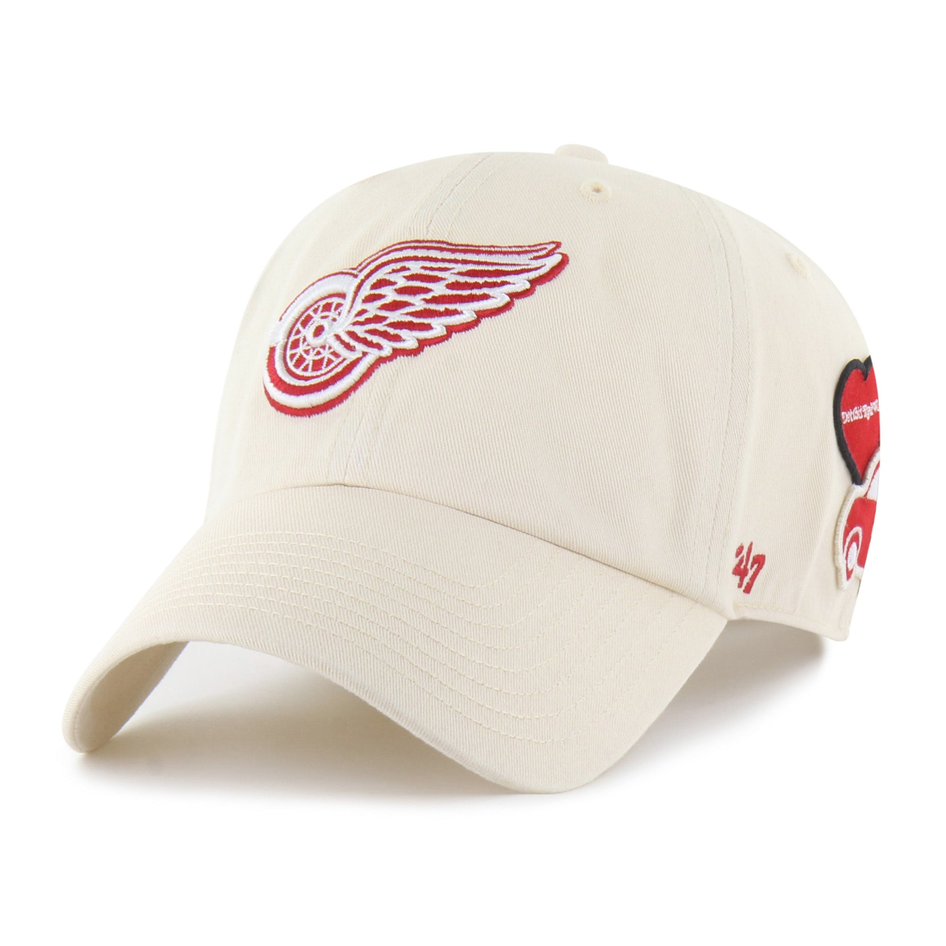 DETROIT RED WINGS BADGES '47 CLEAN UP