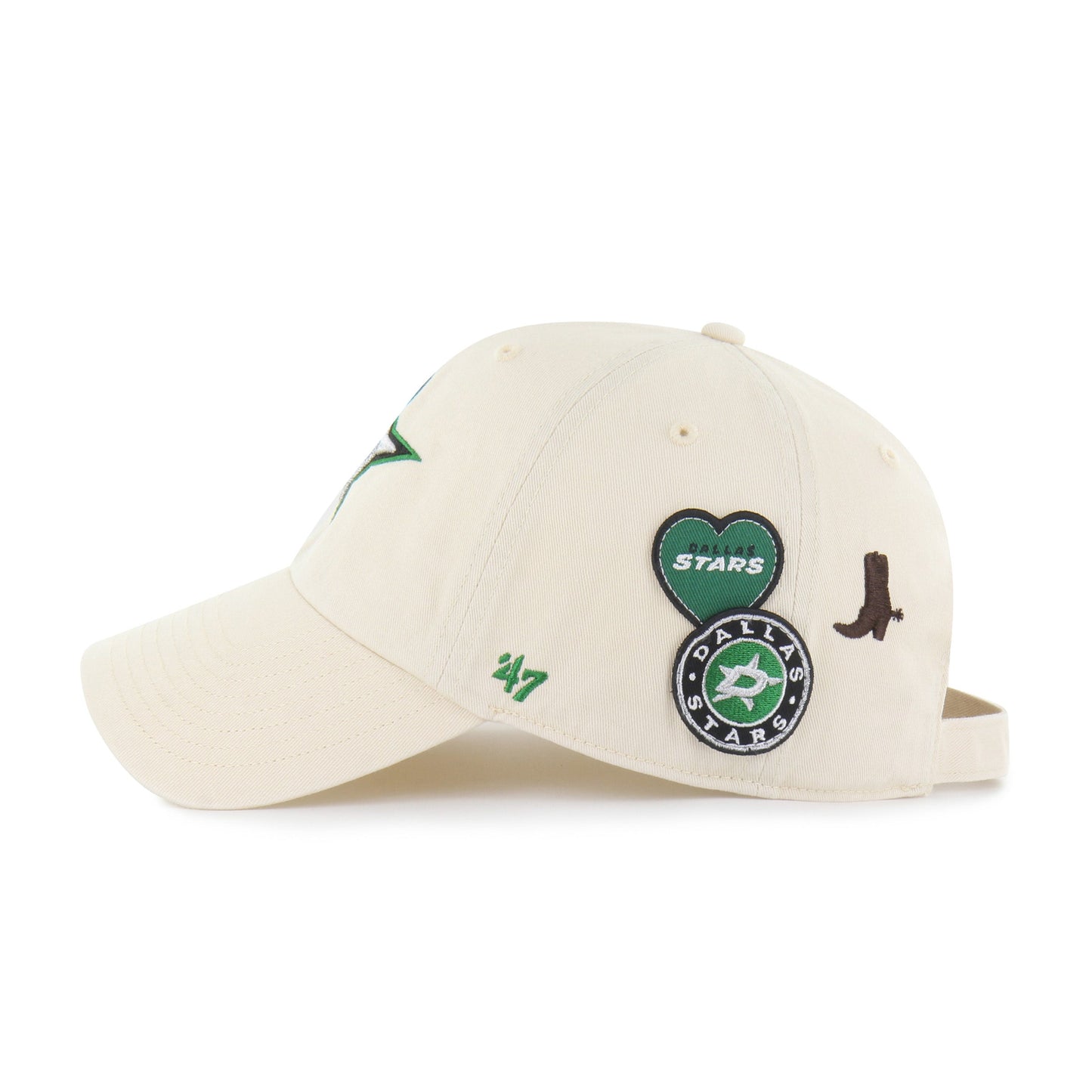 DALLAS STARS BADGES '47 CLEAN UP