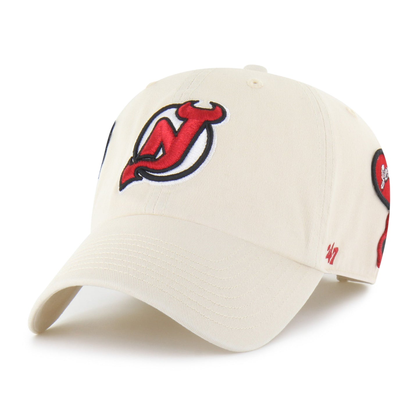NEW JERSEY DEVILS BADGES '47 CLEAN UP
