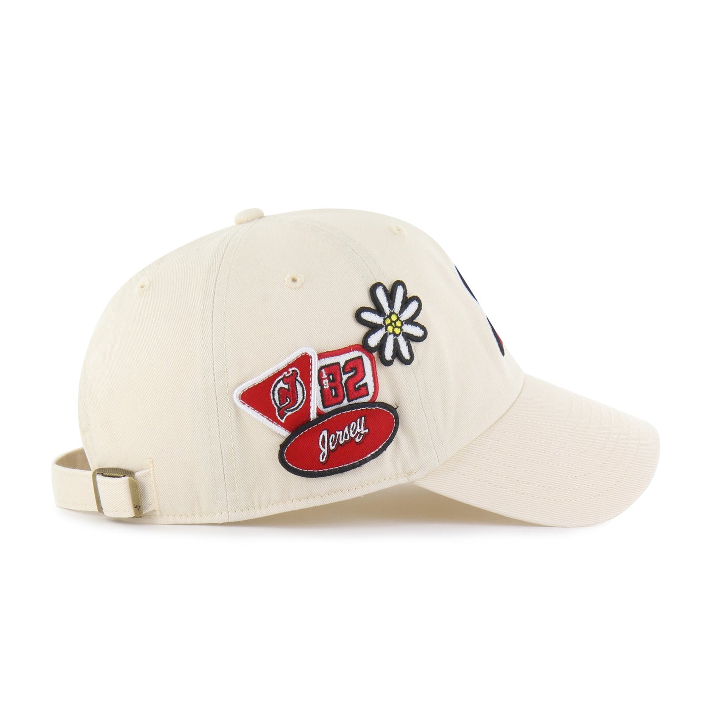 NEW JERSEY DEVILS BADGES '47 CLEAN UP