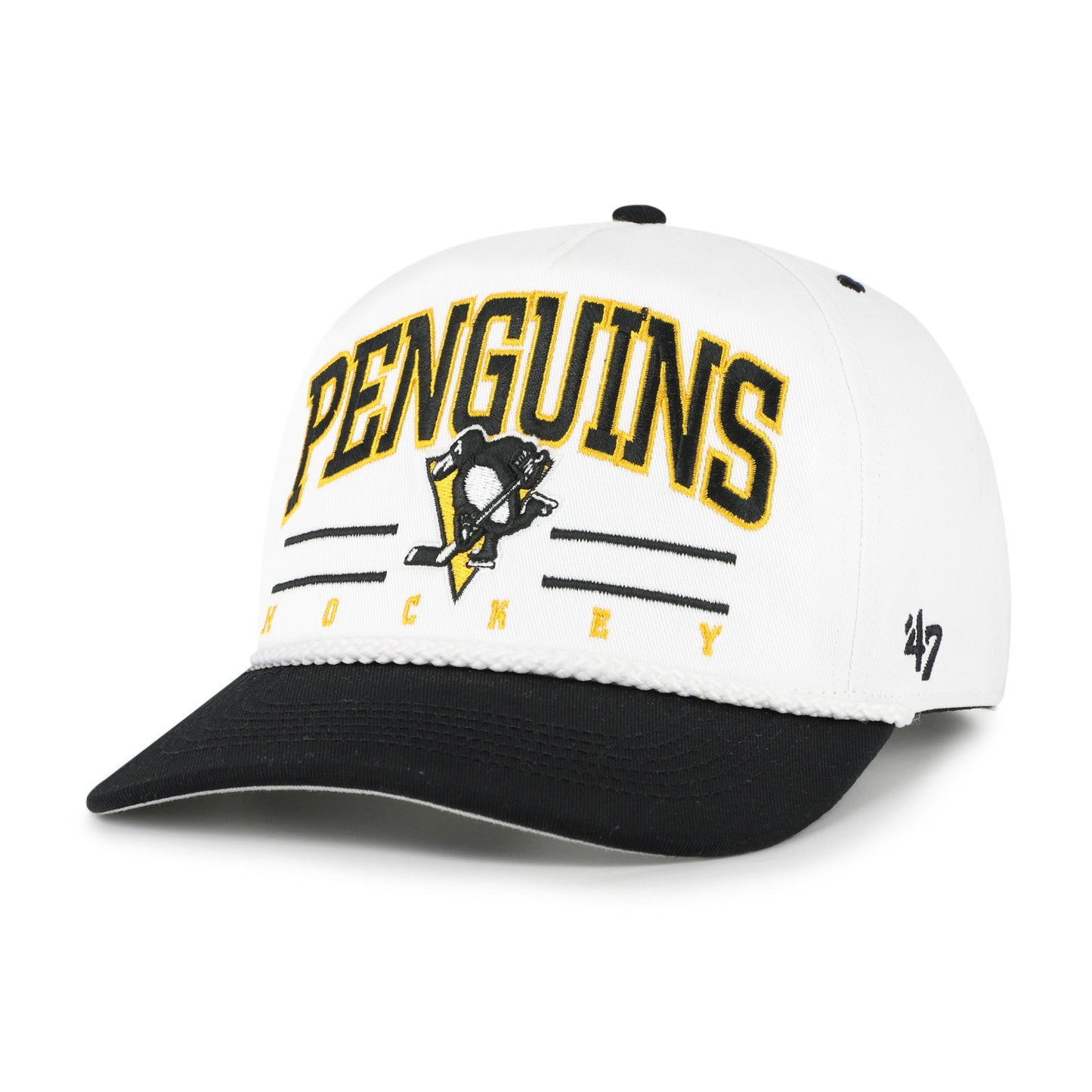 PITTSBURGH PENGUINS ROSCOE ROPE TWO TONE '47 HITCH