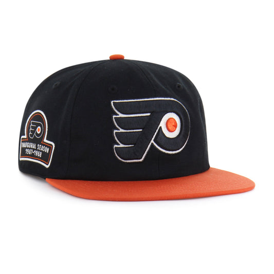 OLD TIME HOCKEY PHILADELPHIA FLYERS VINTAGE DEBUT '47 CAPTAIN RL RELAXED RELAXED FIT