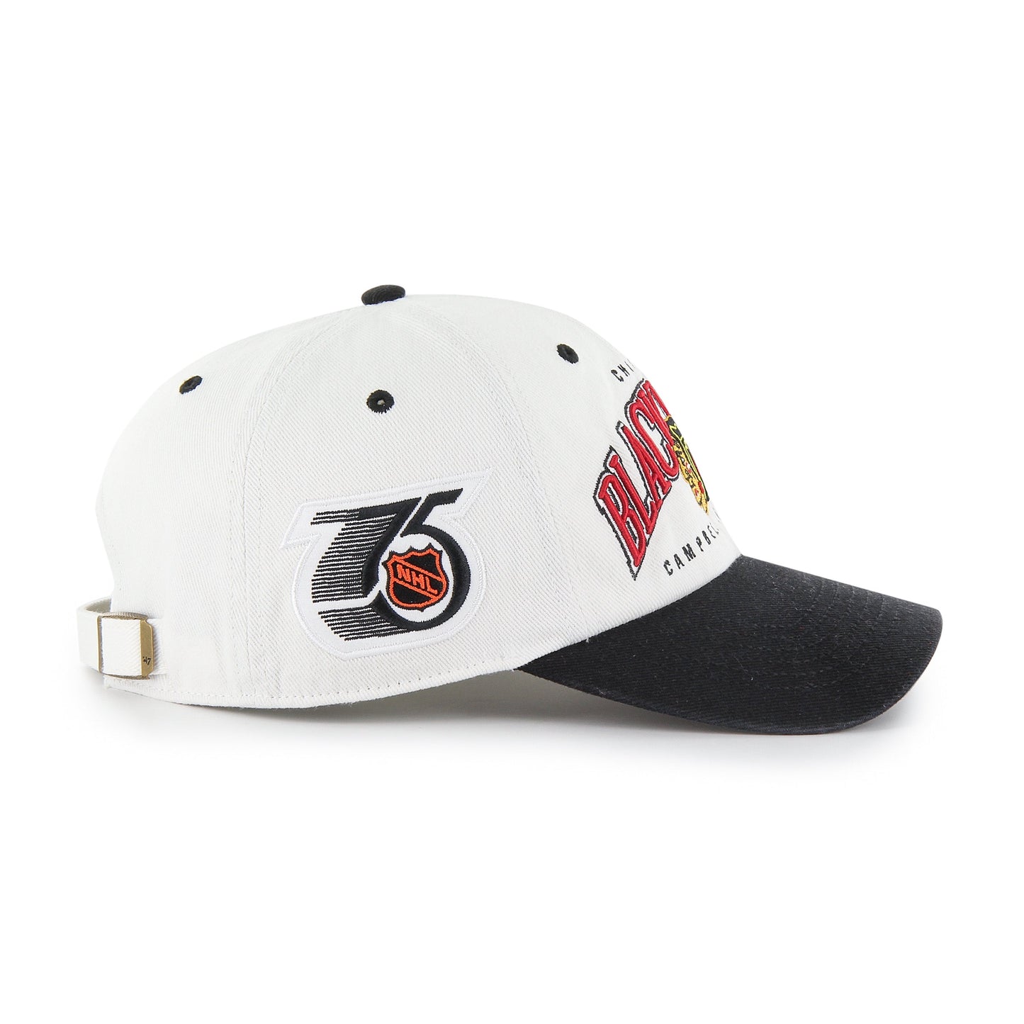 CHICAGO BLACKHAWKS VINTAGE RETRO FREEZE '47 CLEAN UP MF MID FIT