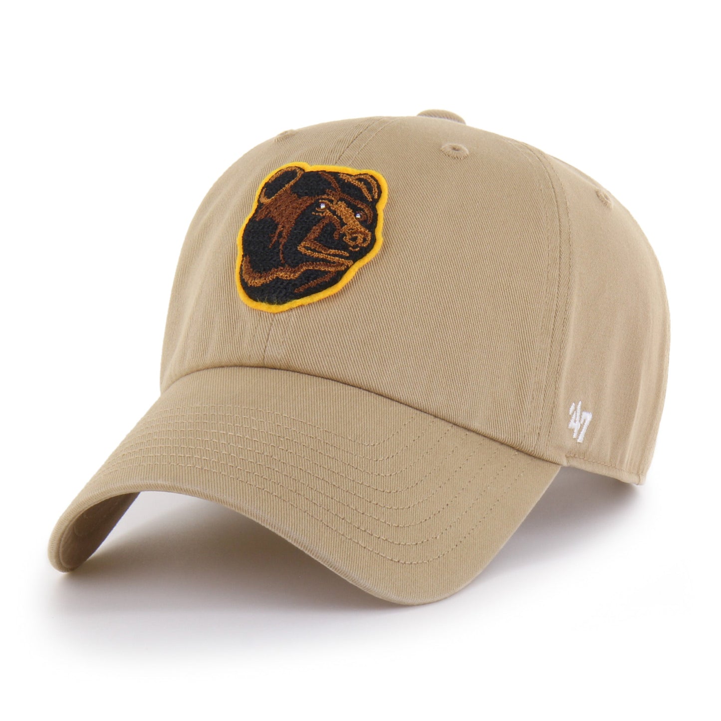 BOSTON BRUINS VINTAGE SMALL BACK SHIELD '47 CLEAN UP
