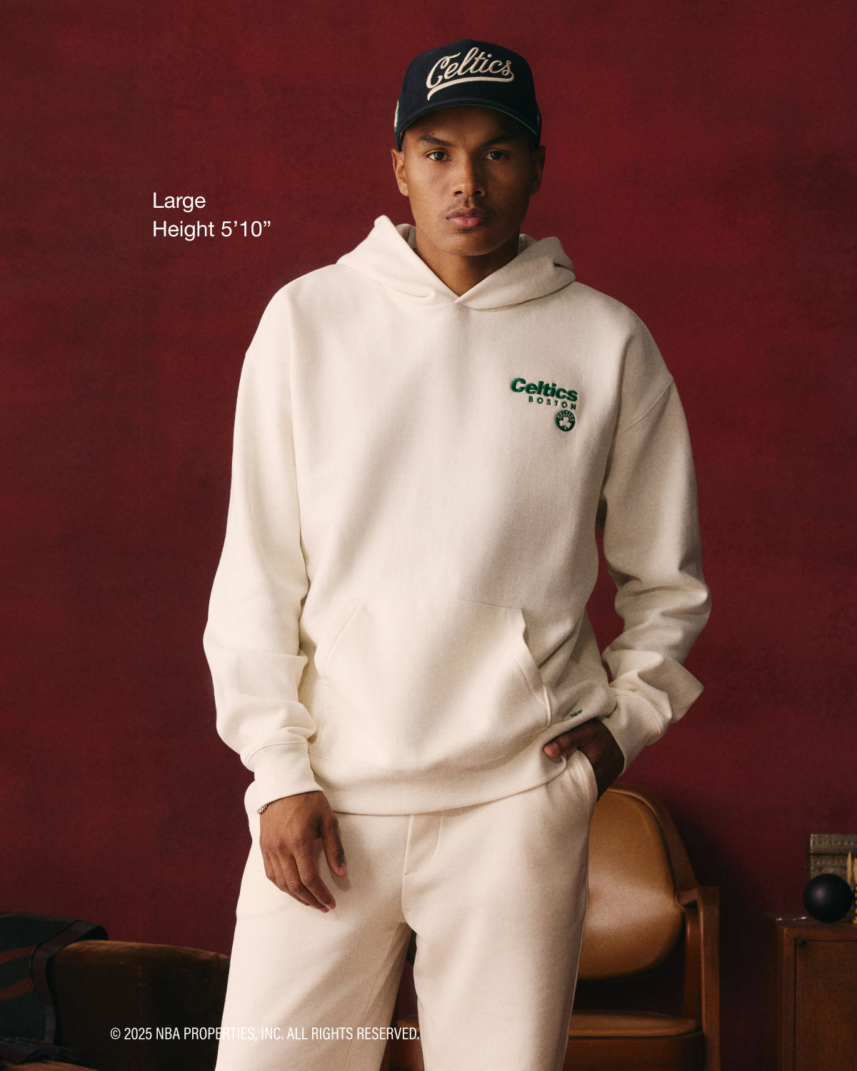 BOSTON CELTICS TRIPLE DOUBLE '47 FOUNDATION HOOD