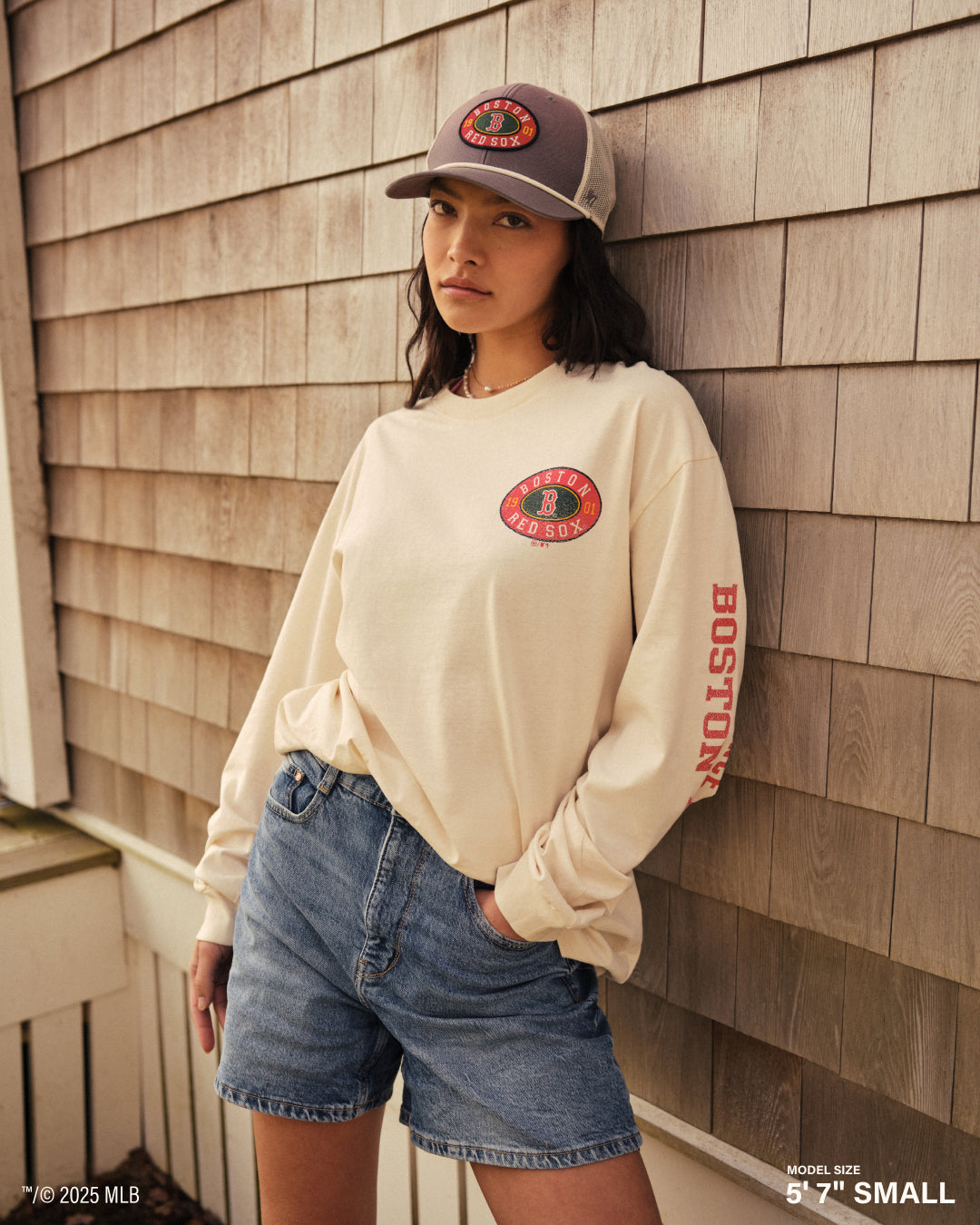 MIAMI HURRICANES TIDE SWEEP MONTAUK '47 FOUNDATION LONG SLEEVE TEE