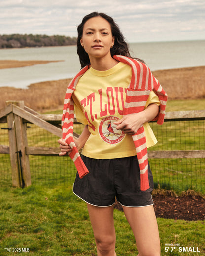 ALABAMA CRIMSON TIDE SHALE '47 MONTAUK CROP TEE WOMENS