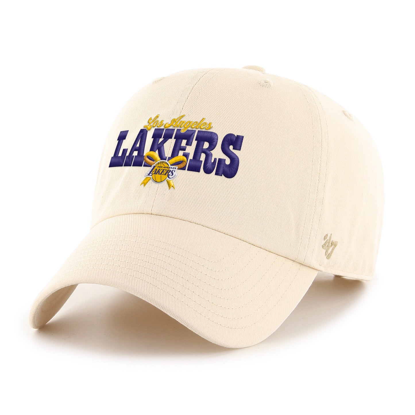 LOS ANGELES LAKERS BOW STACK '47 CLEAN UP