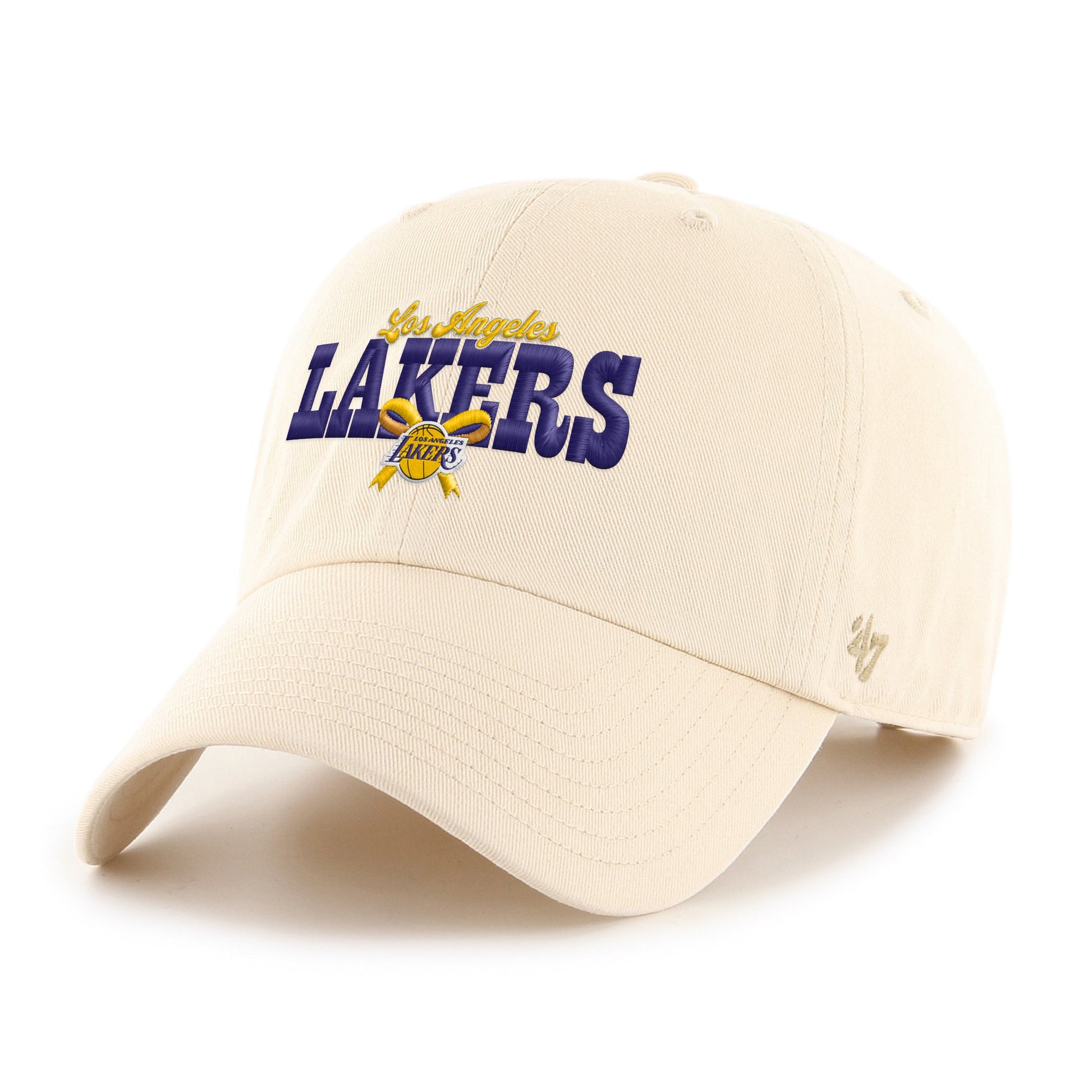 LOS ANGELES LAKERS BOW STACK '47 CLEAN UP