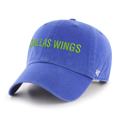 Dallas Wings Ballpark Script Shot '47 Clean Up