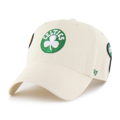 BOSTON CELTICS BADGES '47 CLEAN UP