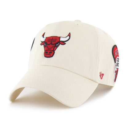 CHICAGO BULLS BADGES '47 CLEAN UP