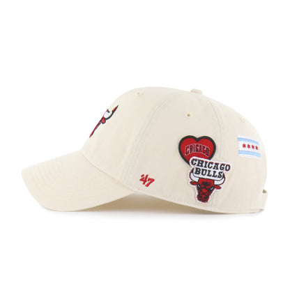 CHICAGO BULLS BADGES '47 CLEAN UP