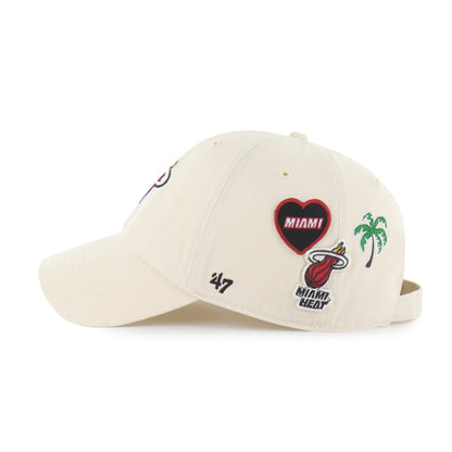 MIAMI HEAT BADGES '47 CLEAN UP