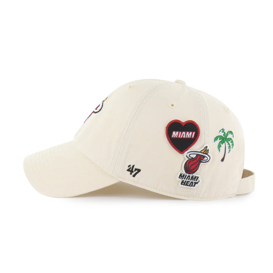 MIAMI HEAT BADGES '47 CLEAN UP
