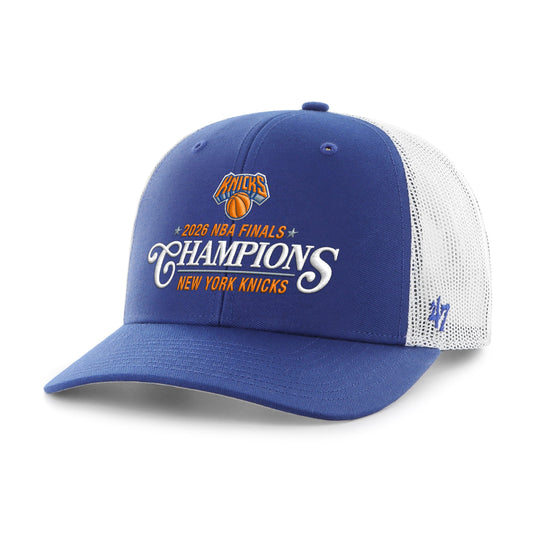 NEW YORK KNICKS 2026 NBA CHAMPIONS '47 TRUCKER