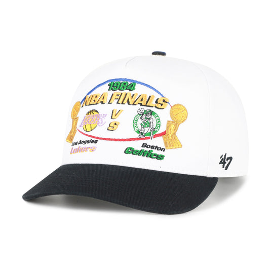 LOS ANGELES LAKERS VS. BOSTON CELTICS 1984 NBA FINALS DUELING '47 HITCH
