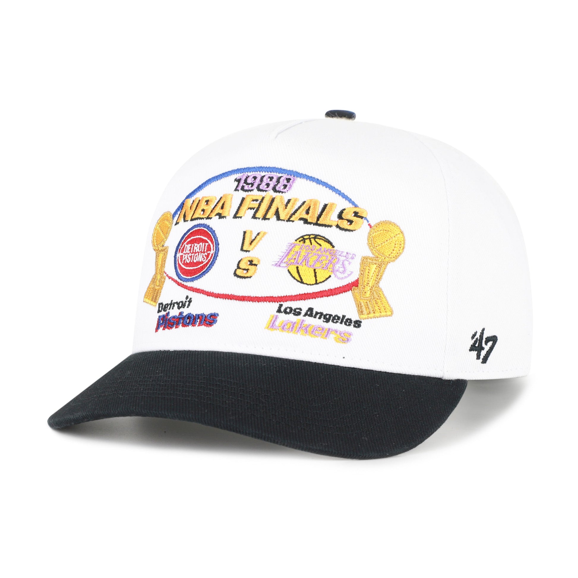 DETROIT PISTONS VS. LOS ANGELES LAKERS NBA FINALS DUELING '47 HITCH
