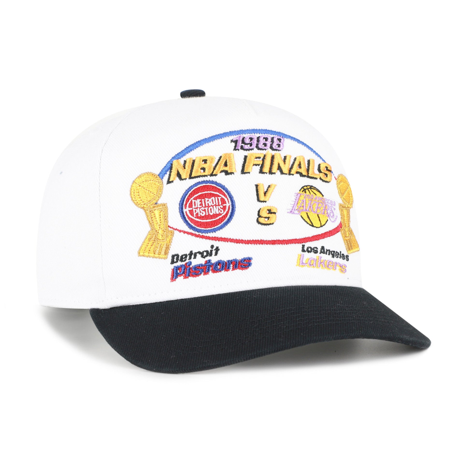 DETROIT PISTONS VS. LOS ANGELES LAKERS NBA FINALS DUELING '47 HITCH