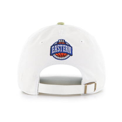 BOSTON CELTICS HARDWOOD CLASSICS WORN SCRIPT '47 CLEAN UP MF MID FIT