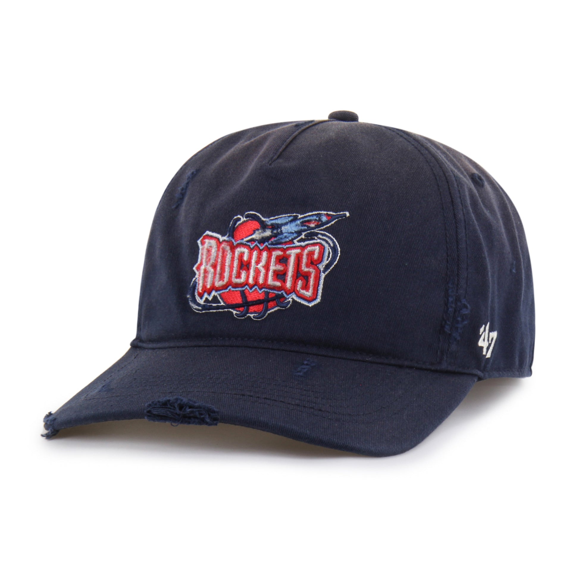 HOUSTON ROCKETS HARDWOOD CLASSICS WORN '47 HITCH LC LOW CROWN
