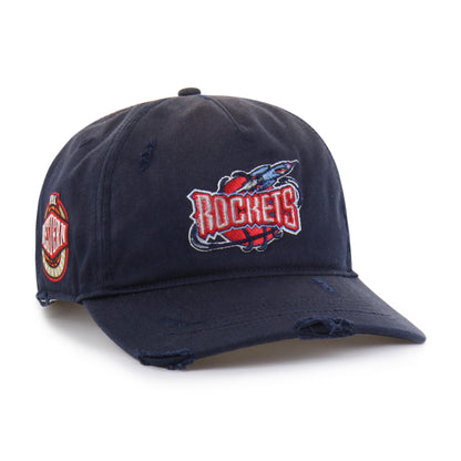 HOUSTON ROCKETS HARDWOOD CLASSICS WORN '47 HITCH LC LOW CROWN