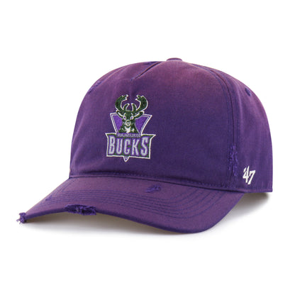 MILWAUKEE BUCKS HARDWOOD CLASSICS WORN '47 HITCH LC LOW CROWN