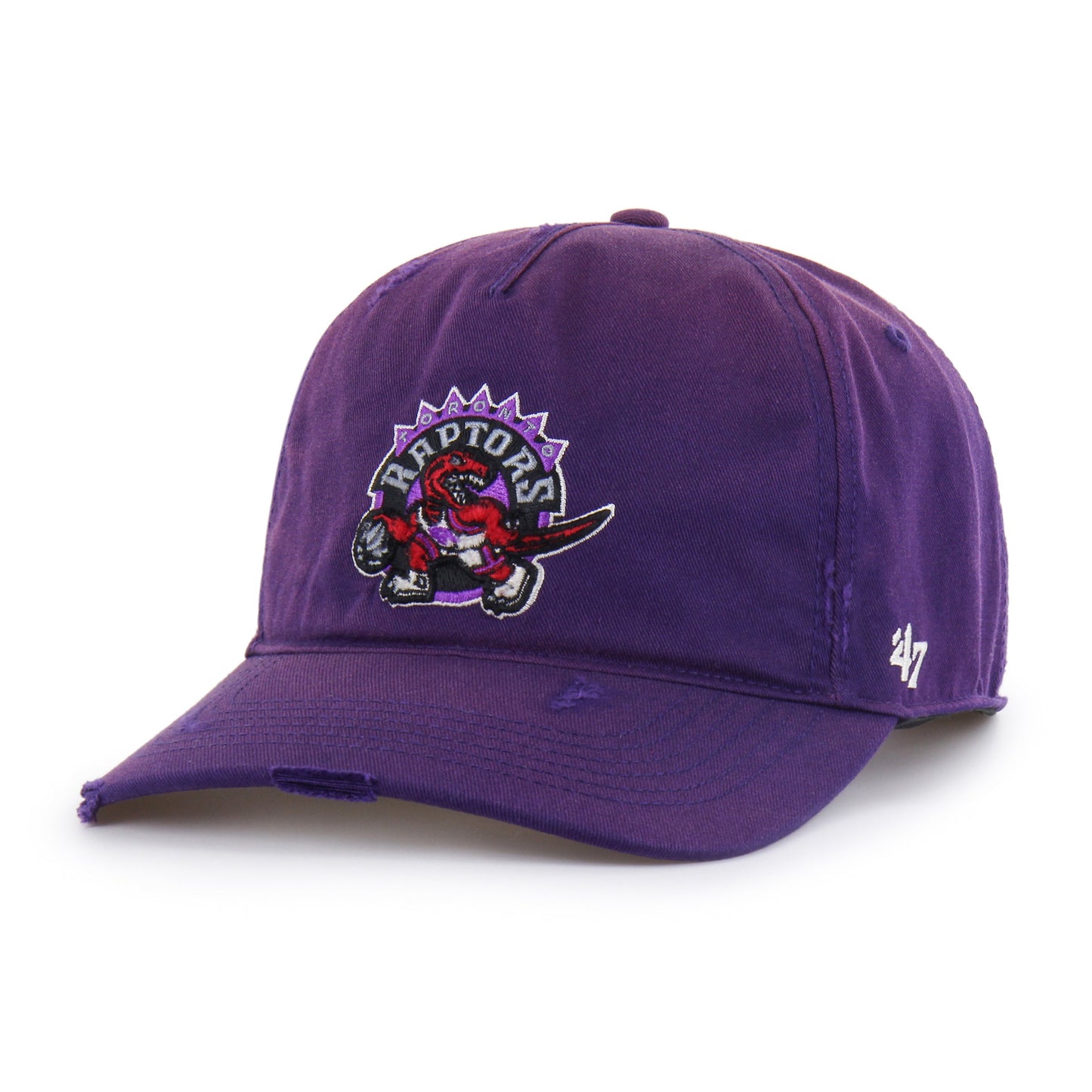 TORONTO RAPTORS HARDWOOD CLASSICS WORN '47 HITCH LC LOWN CROWN