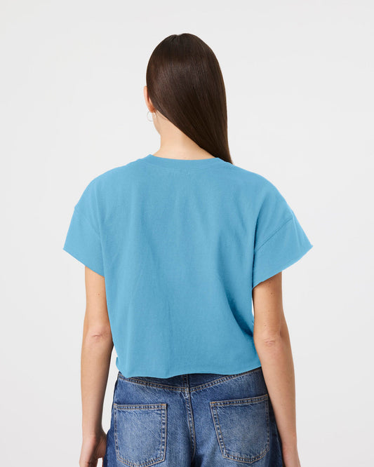 KANSAS CITY ROYALS WIN BIG '47 OVERSIZED NOTCH NECK TEE WOMENS