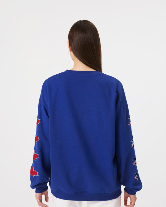 TORONTO BLUE JAYS GO BIG '47 OVERSIZED CREW WOMENS