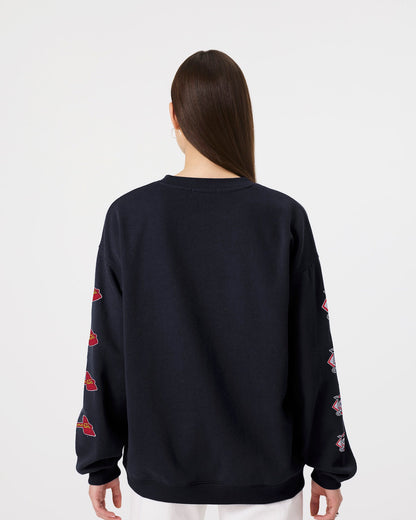 ATLANTA BRAVES GO BIG '47 OVERSIZED CREW WOMENS