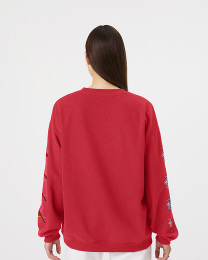 ST. LOUIS CARDINALS GO BIG '47 OVERSIZED CREW WOMENS