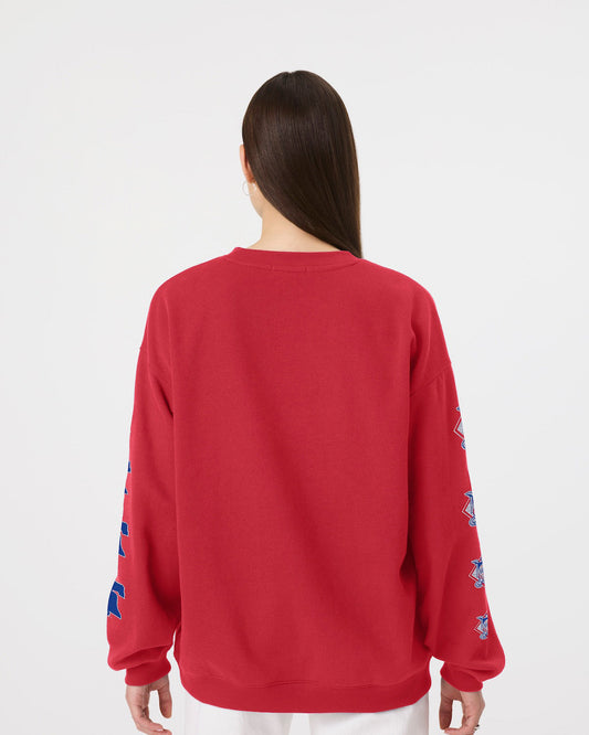 PHILADELPHIA PHILLIES GO BIG '47 OVERSIZED CREW WOMENS