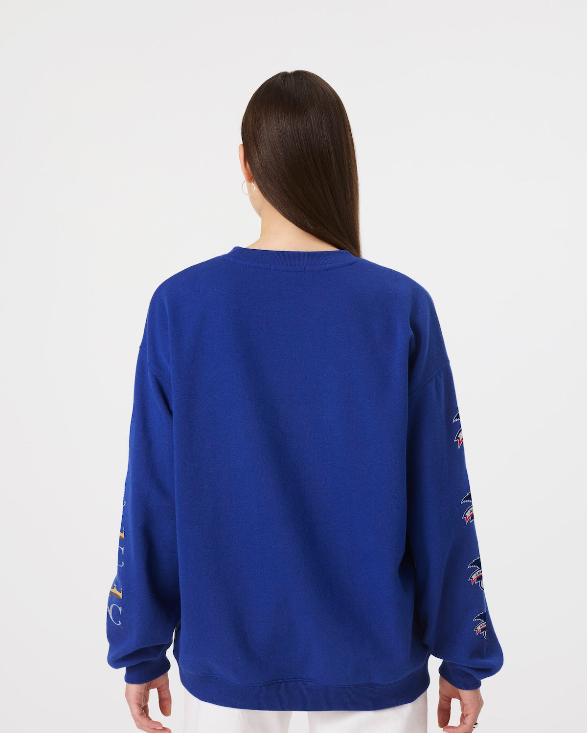 KANSAS CITY ROYALS GO BIG '47 OVERSIZED CREW WOMENS