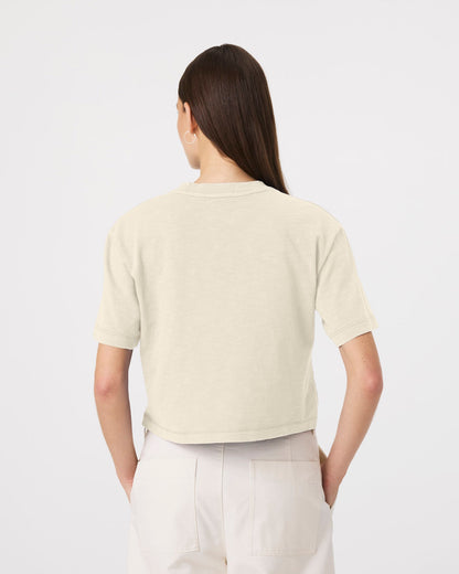 SAN DIEGO PADRES MINDI HEAVY '47 SLUB CROP TEE WOMENS