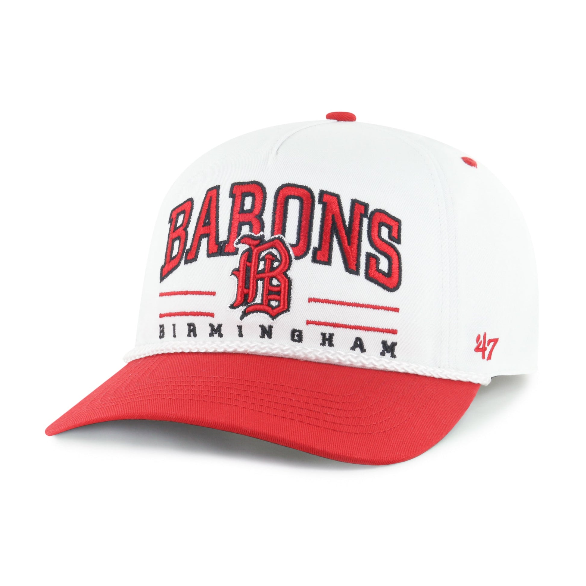 BIRMINGHAM BARONS ROSCOE ROPE TWO TONE '47 HITCH
